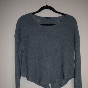 Aeropostale Sweater open back Long Sleeved Blouse